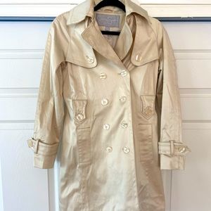 Jessica Simpson Crème Button Jacket size Petite Large